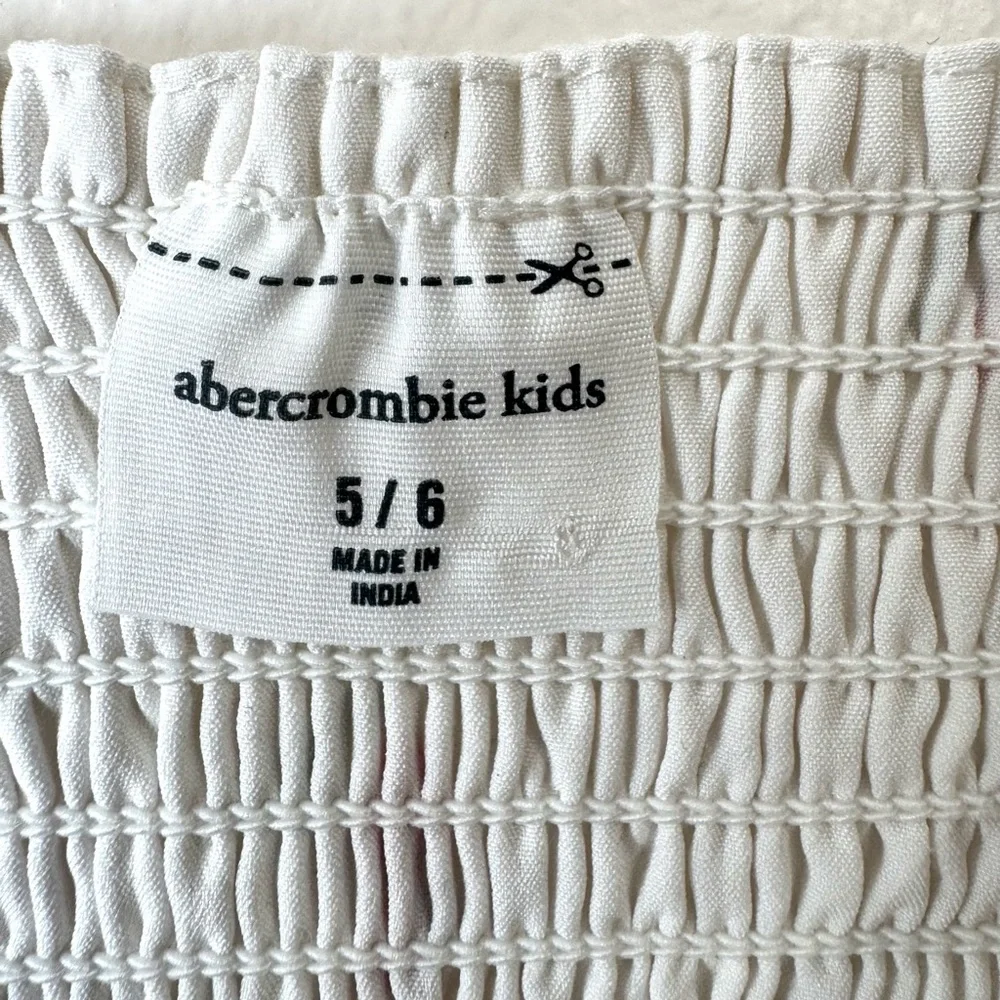 Abercrombie Kids White Dress with Red Cherry Print - Picture 3 of 4